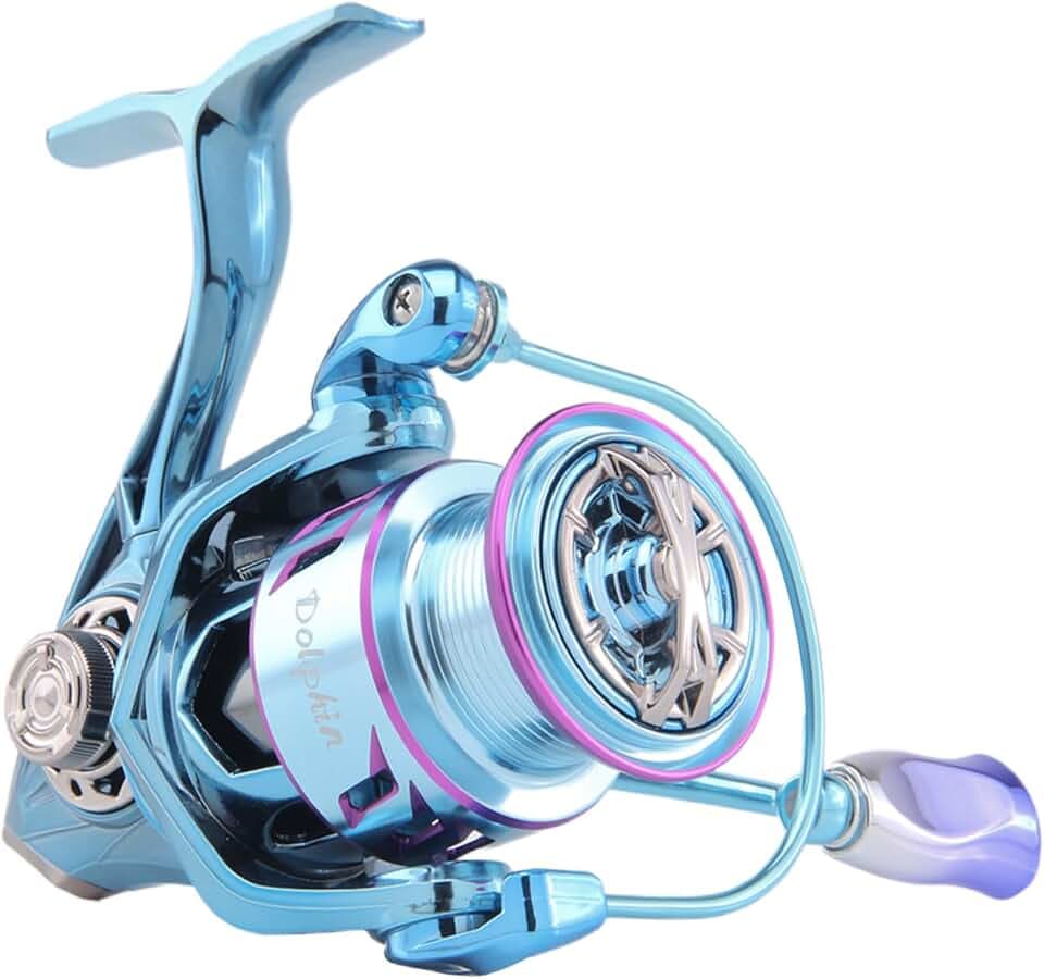 HAUT TON Dolphin Spinning Reel, 5+1BB Saltwater Fishing Reels