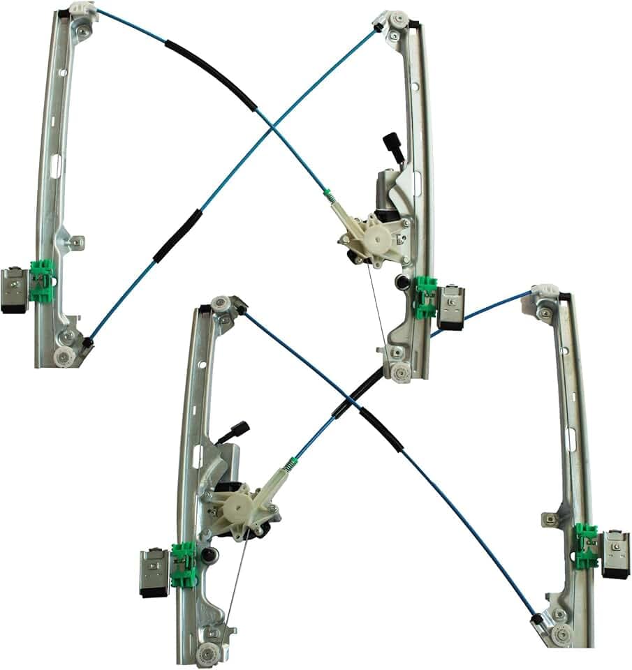 Pair Power Window Regulator with Motor Assembly Fits Silverado