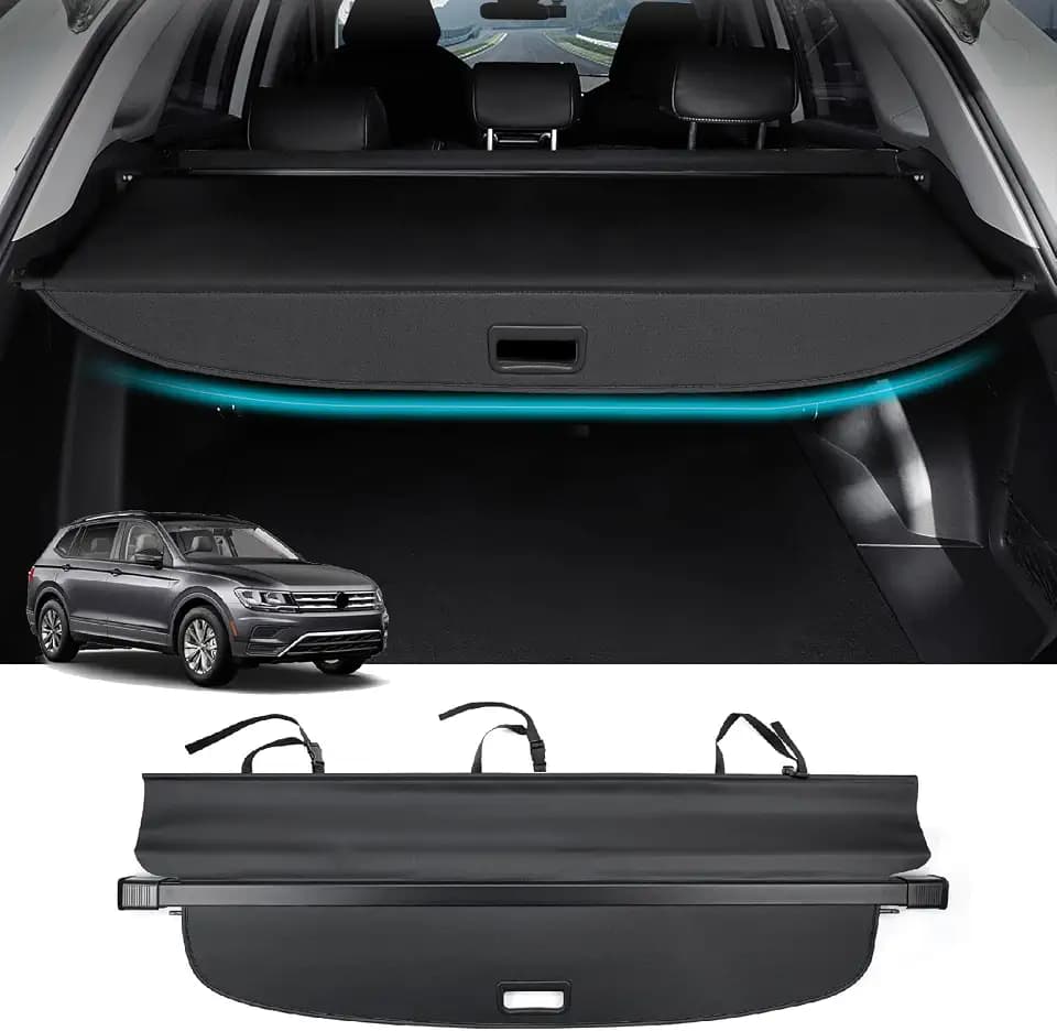 Powerty Cargo Cover for 2018-2024 VW Volkswagen Tiguan (NOT for 2025)