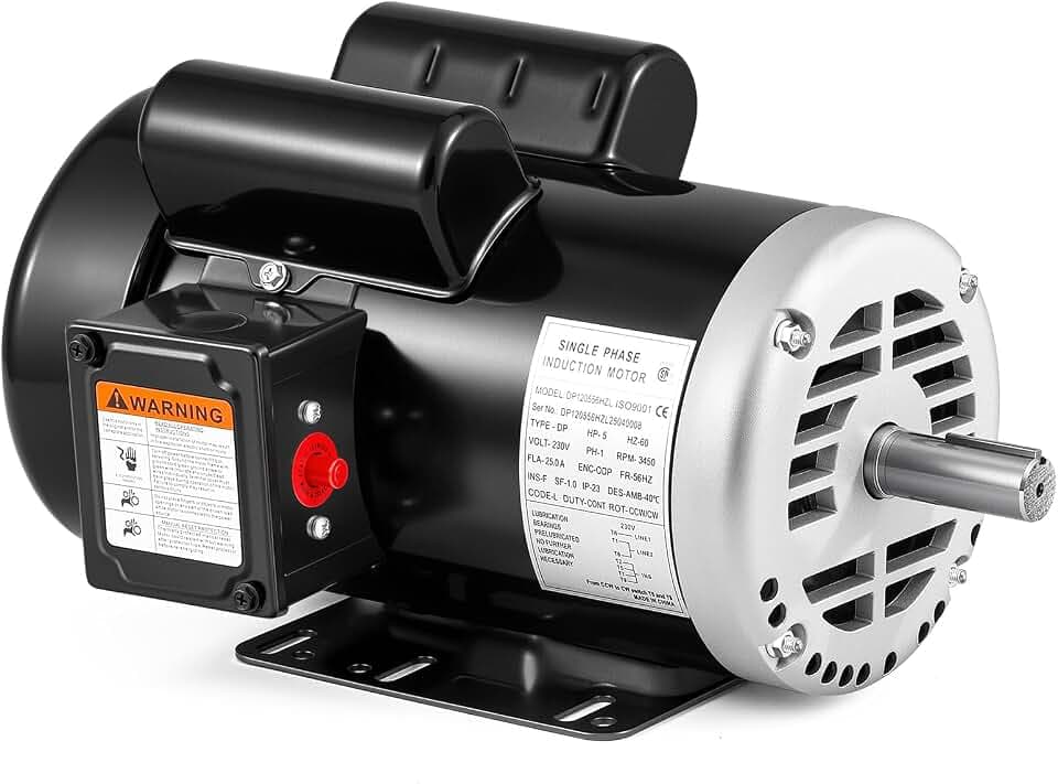 Bonvoisin 5HP Air Compressor Motor Single Phase Electric Motor