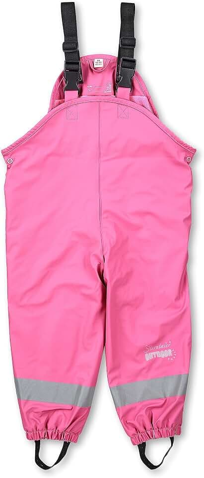Sterntaler Unisex Kinder Rain Pants Regenhose Gefüttert Uni