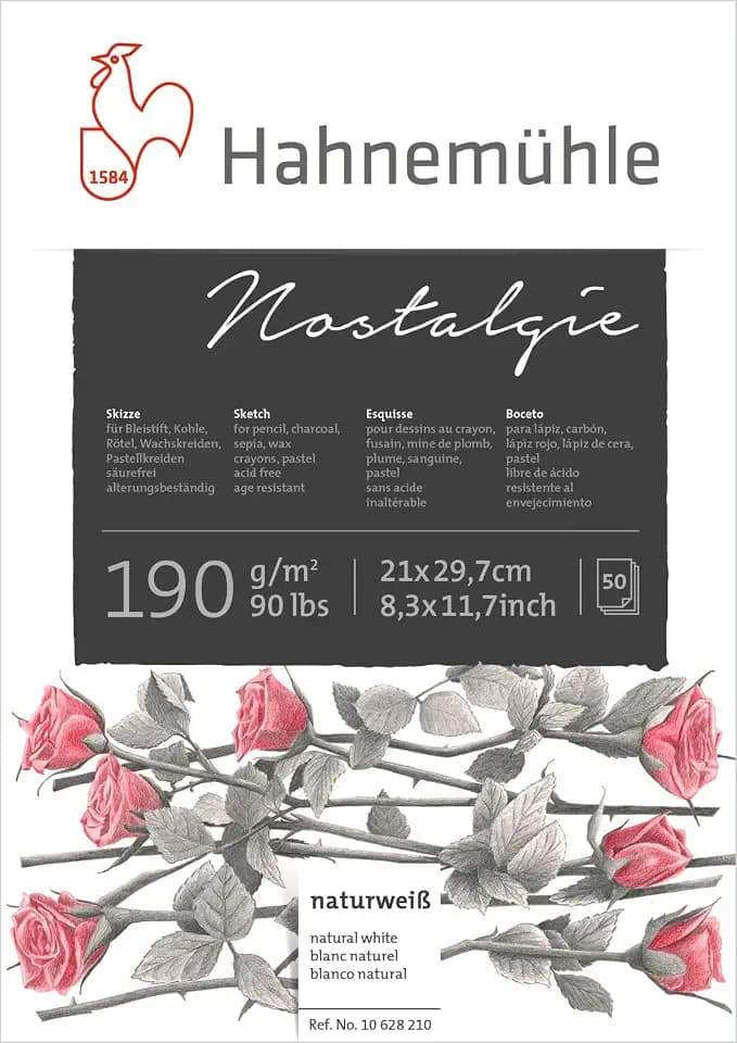 Hahnemühle Hahnemühle Skizzenpapier Nostalgie, 190 g/m² A4-Block