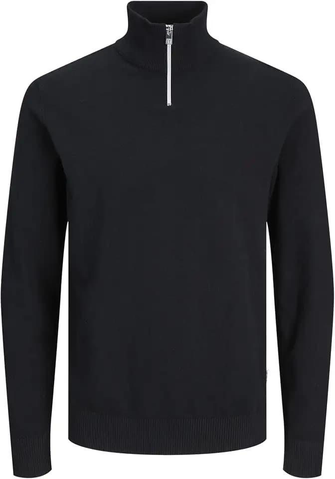 JJ REBEL Herren Jrebcallum Knit Half Zip