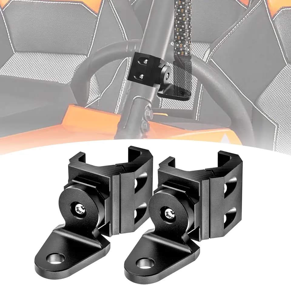 Wsays UTV Whip Light Pro-fit Cage Mounts Fit for Polaris General Ranger