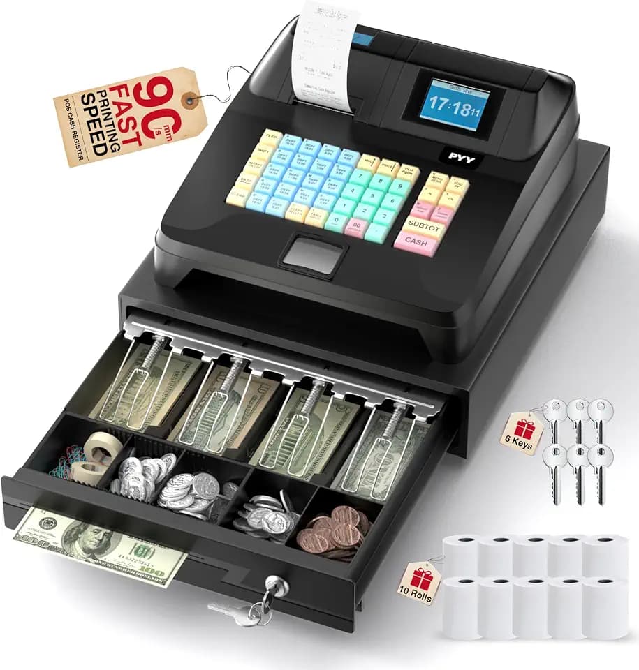PYY Cash Register for Small Businesses Caja Registradora para Negocio