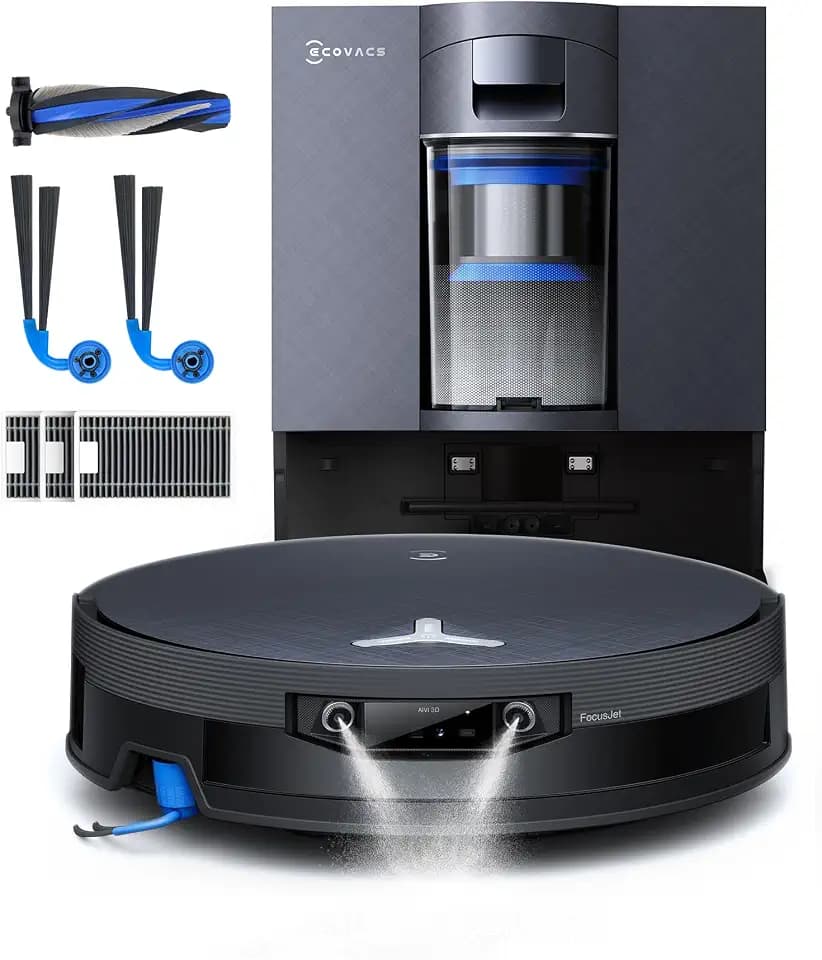 ECOVACS X12 OMNICYCLONE Care kit Saugroboter mit Wischfunktion 22.000 Pa