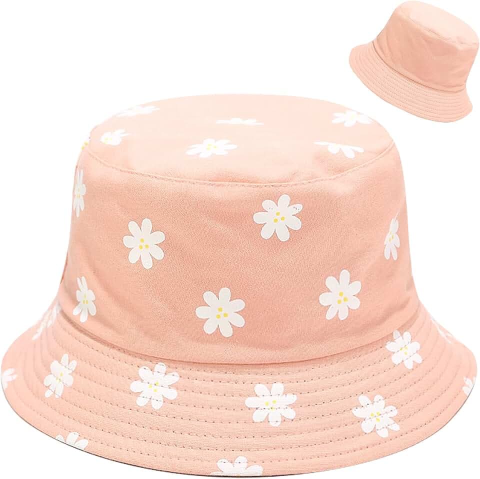 XYIYI Reversibel Fischerhüte Anglerhut Sonnenhut Für Damen Mädchen