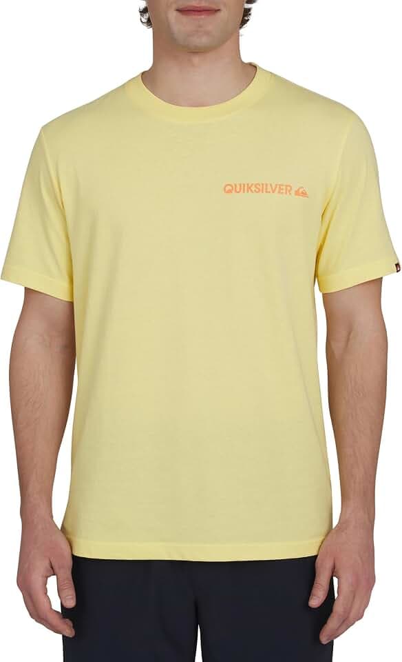 Quiksilver Men's Regular Fit Premium Soft Cotton Tee Short Sleeve T-Shirt