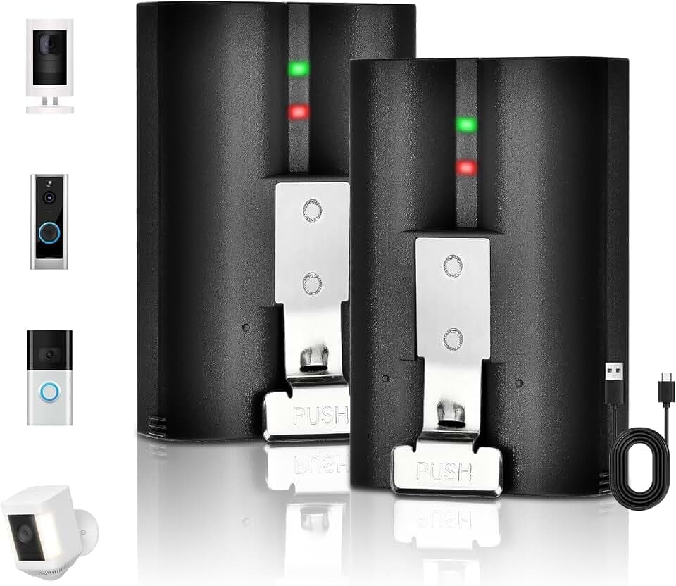 2PCS Batteribyte för Ring (normal)