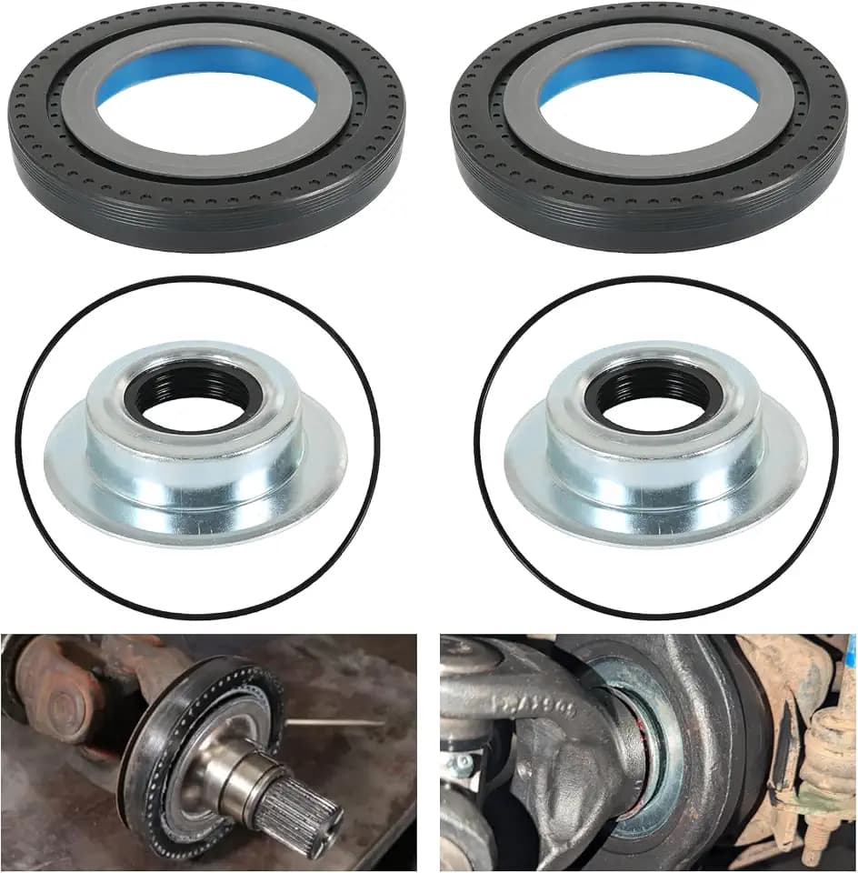 Front Axle Vacuum Knuckle Seal & Outer Tube Oil Seals Kit