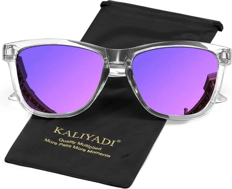 KALIYADI Womens-Sunglasses Polarized Sunglasses Womens: Retro Trendy Sun Glasses with UV400 Protection for Travel Driving