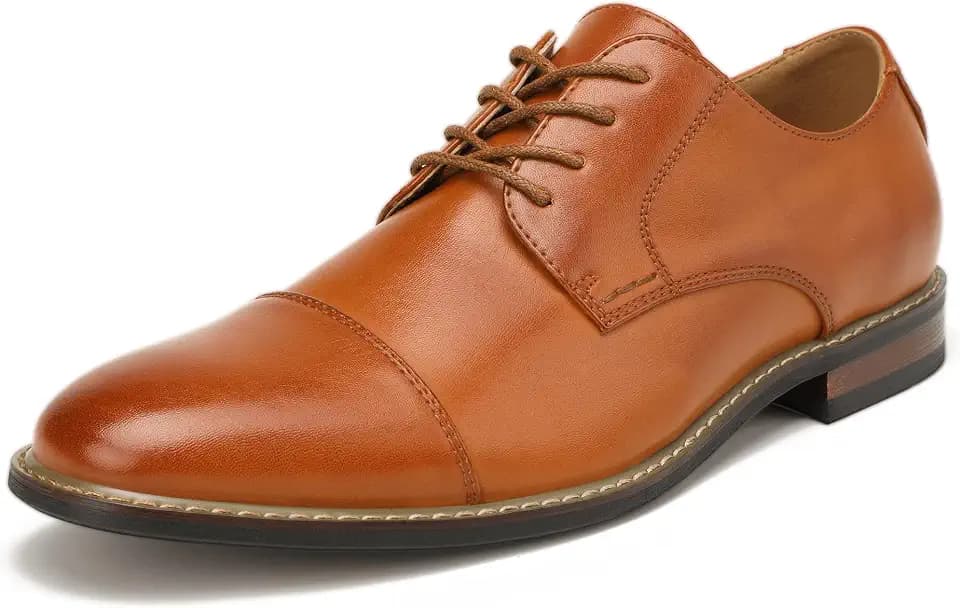 Mens Classic Cap Toe Dress Shoes Oxford for Office