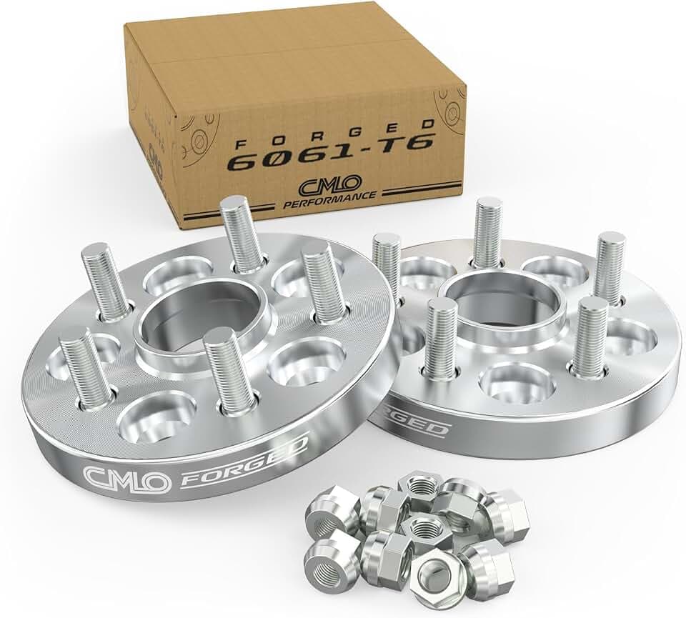 CMO 25mm 5x115 to 5x114.3 Wheel Adapters 71.5-60.1 Bore M12x1.5 Studs 2PCS