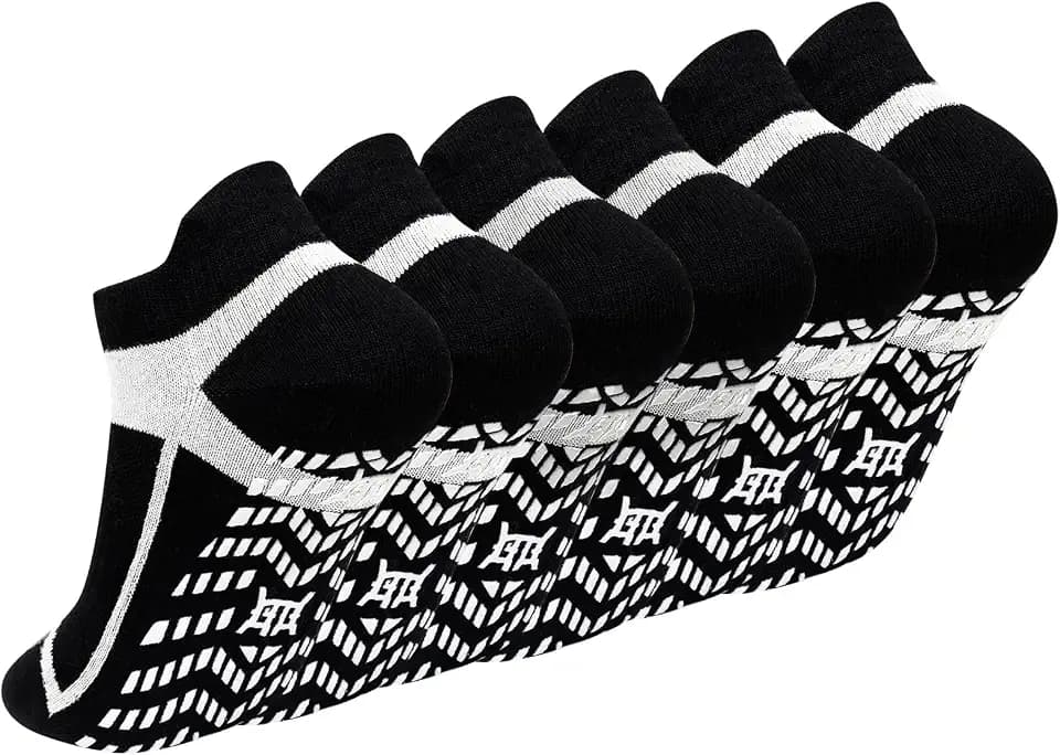 ZAKASA Non-Slip Grip Socks for Men: Grippy Socks for Elderly Hospital