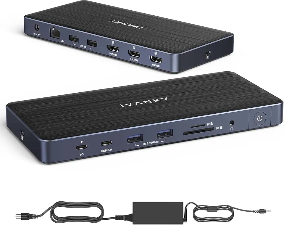 iVANKY 14-in-1 Triple DisplayLink Docking Station for MacBook Pro/Mac Dock