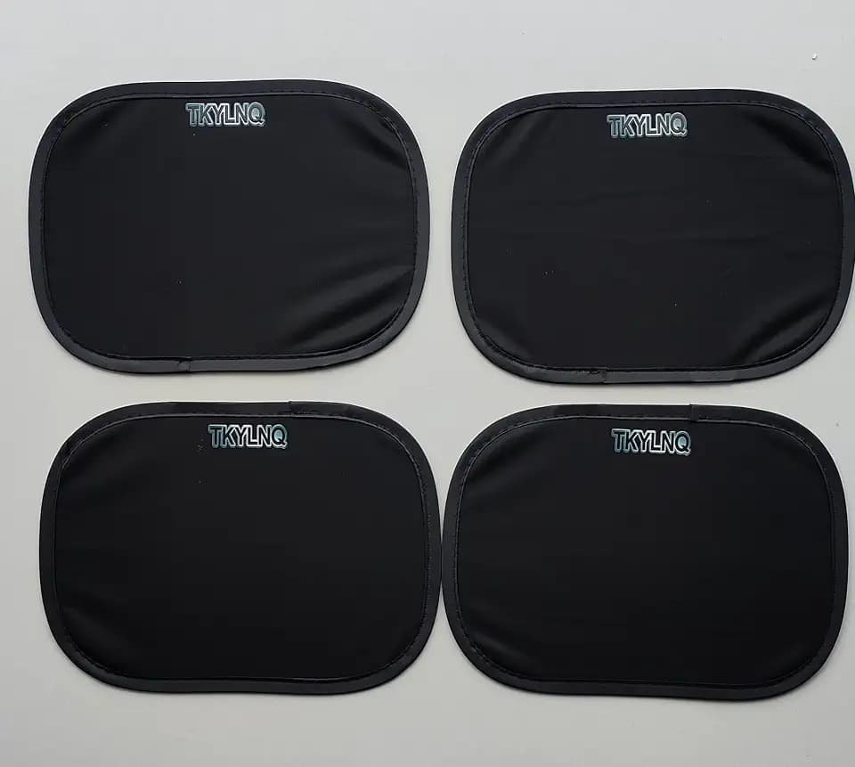Mini Car Window Sunshade 4 Pack, Anti-Glare Side Window Static Cling Mesh
