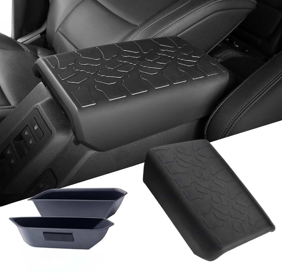 RFA Console Armrest Cover Door Storage Pocket Set for Ford Bronco 2021-2026