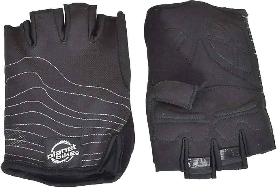 Planet Bike Topo Trail Gel Half Finger Cycling Gloves