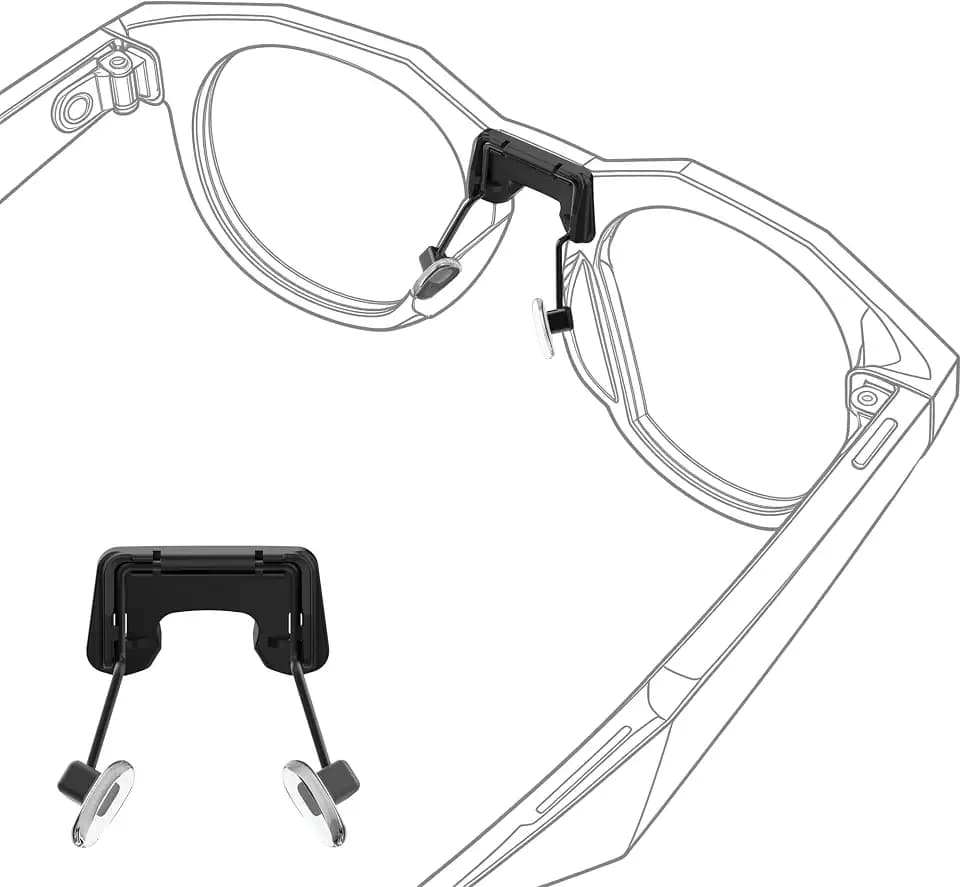 HiBloks Eyeglass Nose Pads for Ray-Ban Meta Headliner & Oakley Meta HSTN