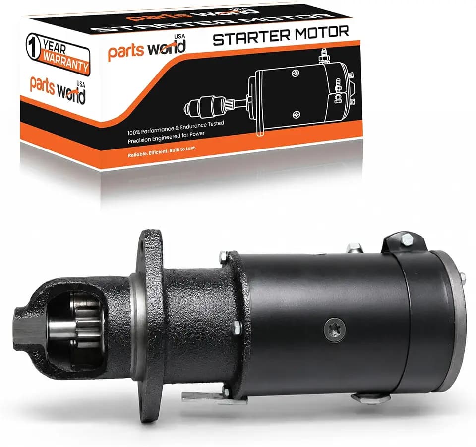 6 Volt Starter for Massey Ferguson TO-20(1948-51) SDR0089, 74762, 91-01-4448, 410-12230R, 181541M91, 61106, 510-4762, 140-024, 57-2622,1109457-1 Year Support