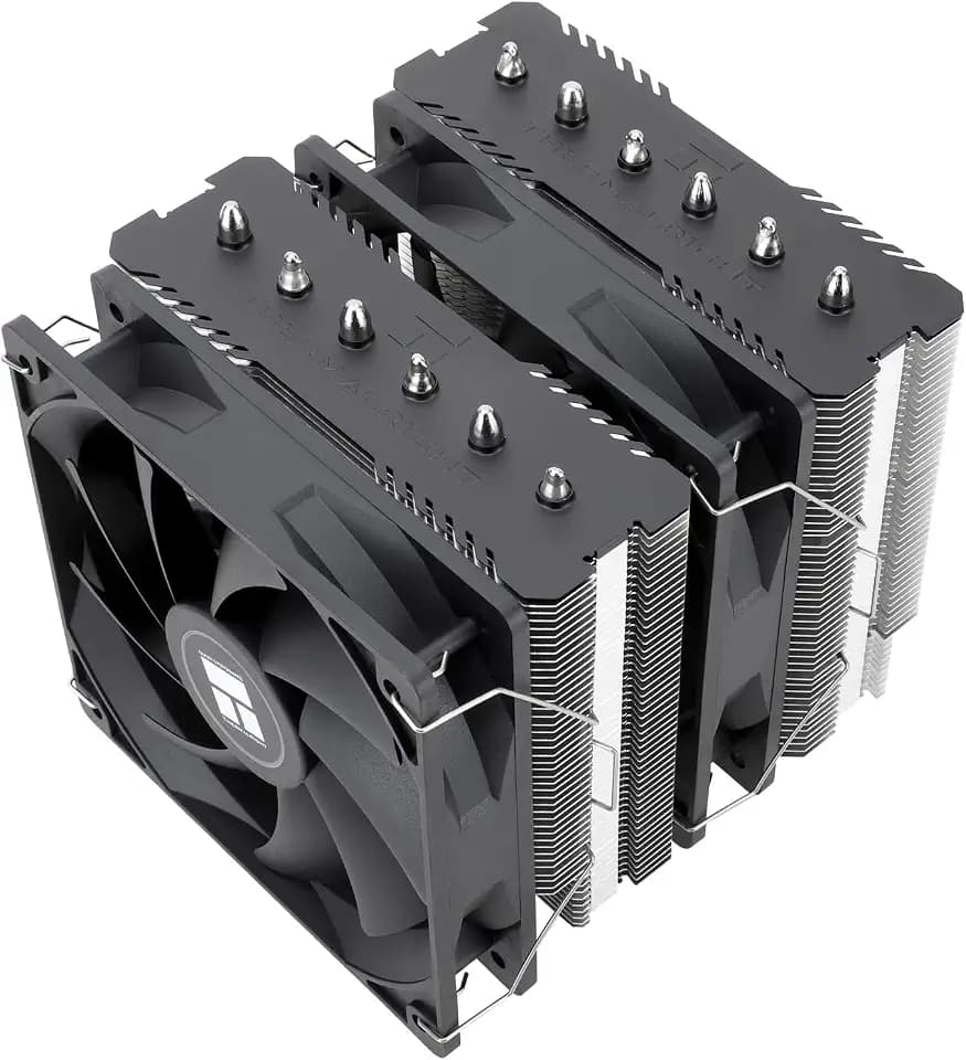 Thermalright Peerless Assassin 120 SE CPU Cooler, 6 Heat Pipes with Dual Towers, Dual 120mm CPU Fans, 1550rpm±10%, No LED, for Intel LGA1700/1200/115x/1851; AM4/AM5
