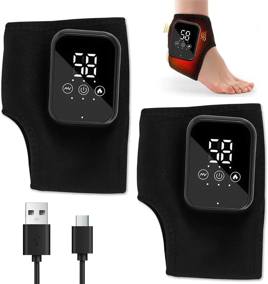 2 Pcs Fussmassagegerät elektrisch testsieger, 3-In-1-Fußmassager