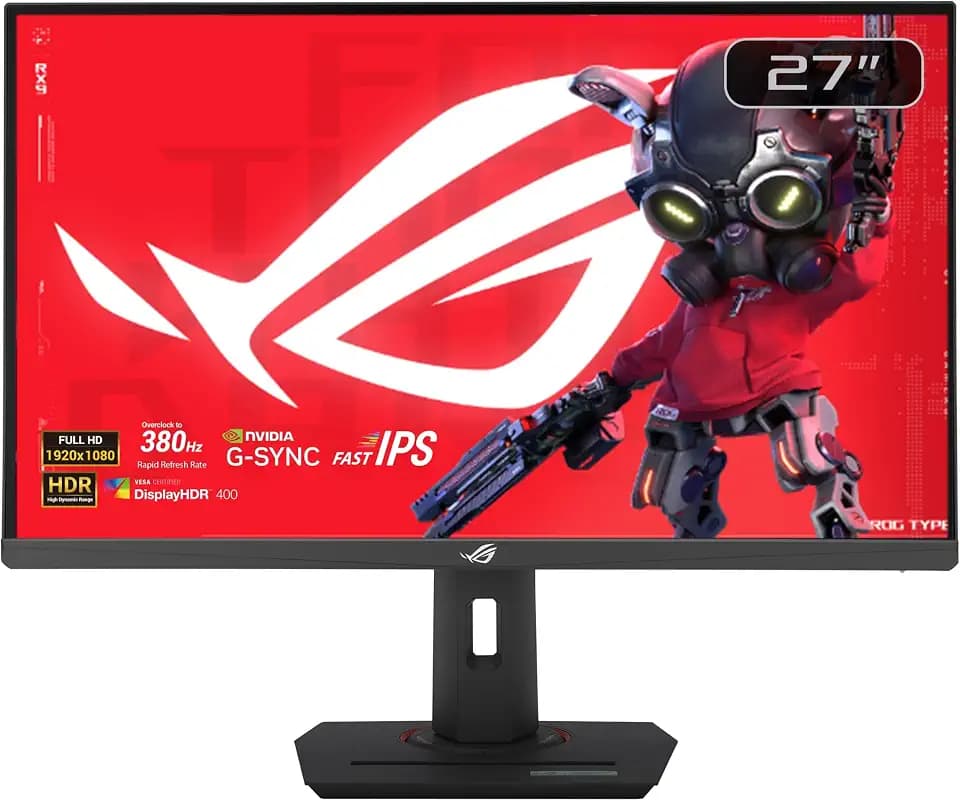 ASUS ROG XG279CNS 27 Inch 1080p 380Hz USB-C Gaming Monitor