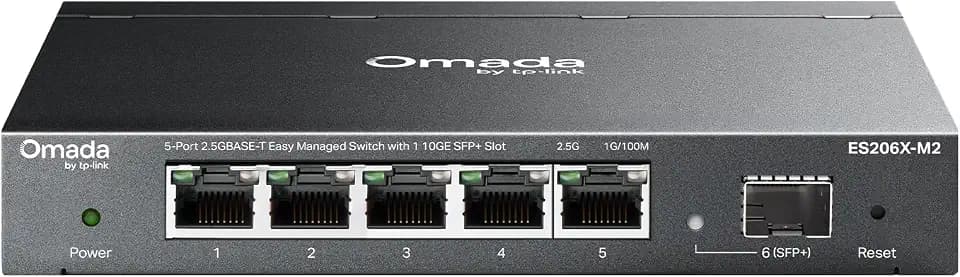 Omada ES206X-M2, 5 Port 2.5G Easy Managed Switch