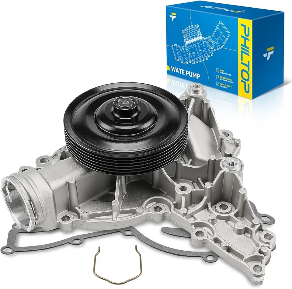 PHILTOP AW6235 Engine Water Pump with Gasket for 2007-2011 S550/E550/CLS550