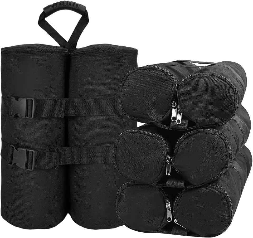 Canopy Weights Sandbags Set of 4,Capacity 340LBS（Without Filler）