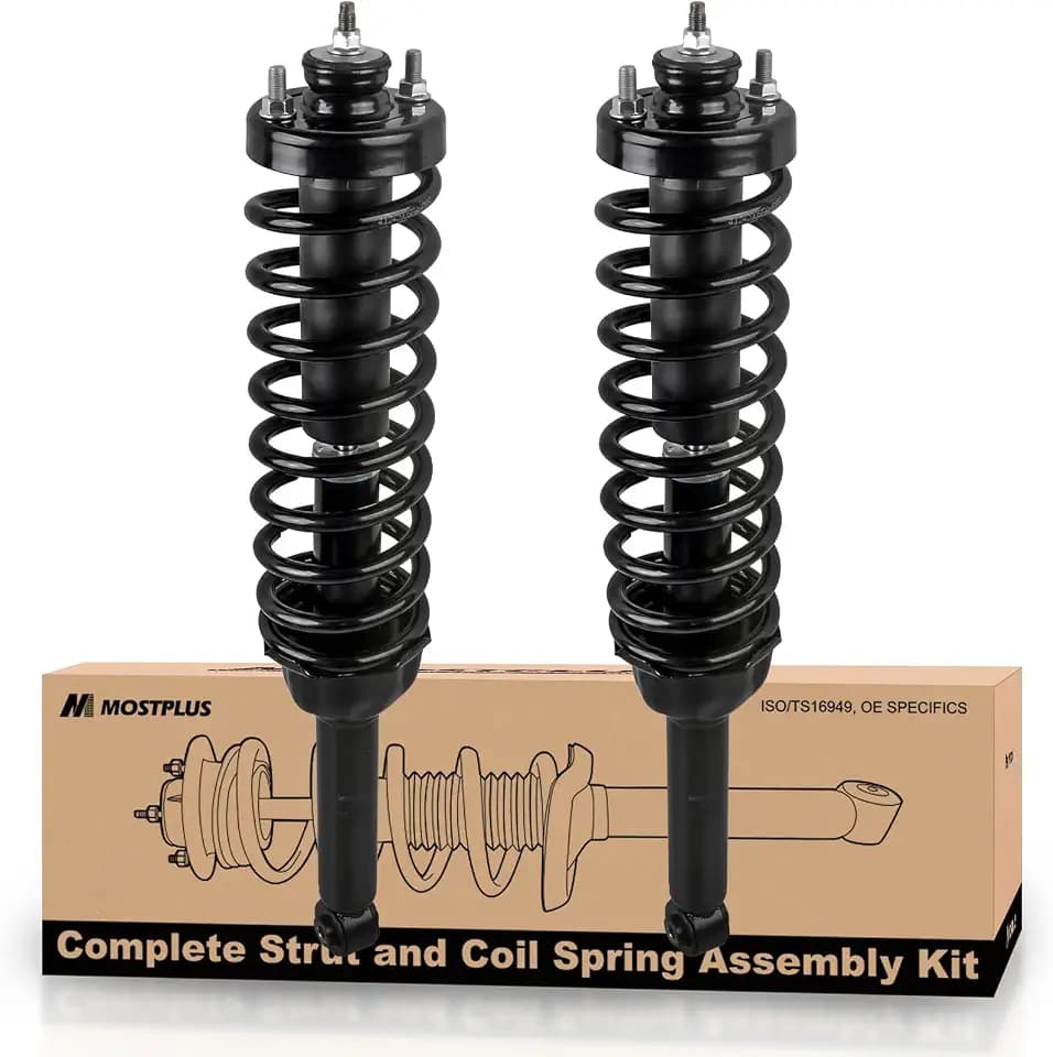 MOSTPLUS Rear Pair Complete Strut Shock Spring Assembly Compatible for 1997-2001 Honda CR-V CRV 171325 Left & Right Shock Coil