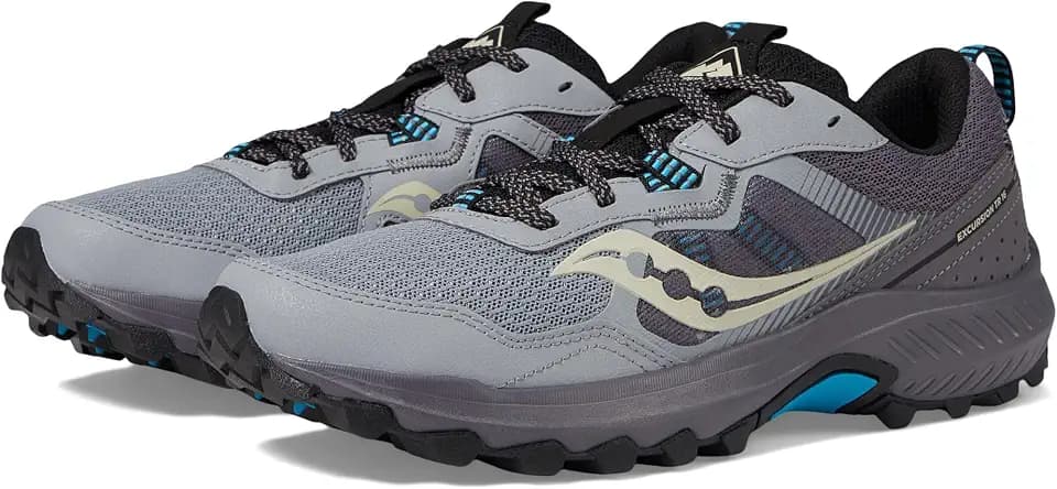 Saucony Men's Excursion TR16 Sneaker, Flint/Metal, 12 M