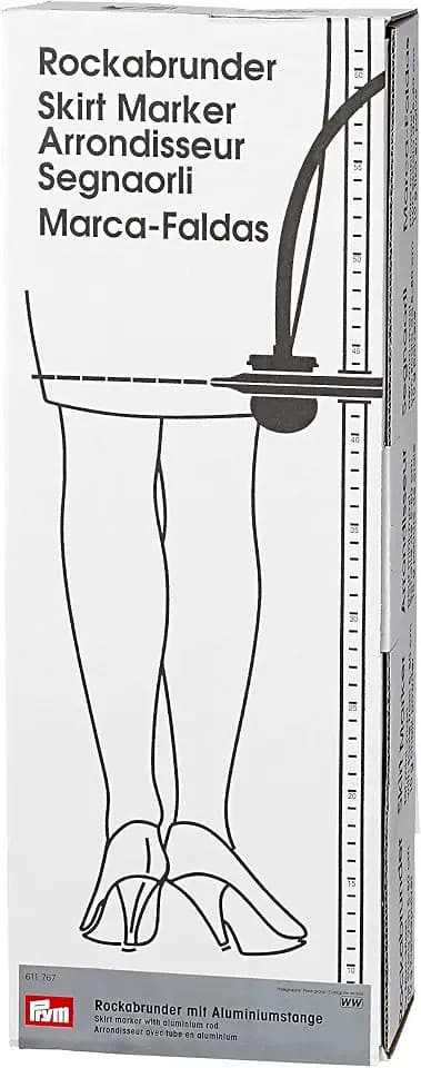 Prym 611767 Rockabrunder, Metall, 80cm, Grau