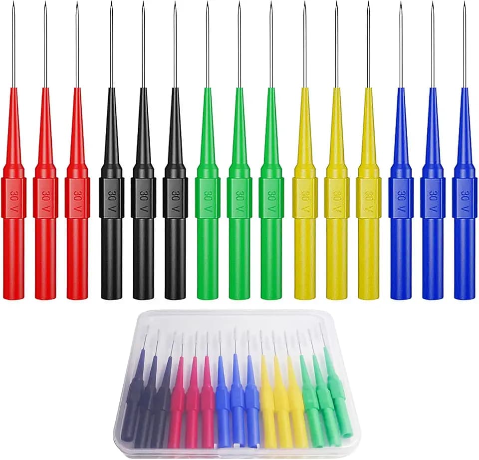 Automobilindustrie Back Probe Pins, Fünf Farben, 15 Stück