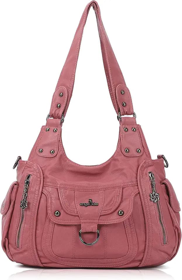 Angel Kiss Women's Shoulder Bag Vegan Leather Hobo Purses and Handbags Satchel Tote Bags for Women with Adjustable Strap