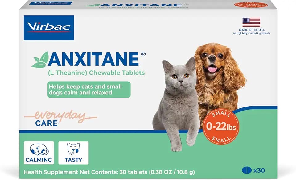ANXITANE (L-Theanine) Chewable Tablet- Calming Tablet for Anxious Behavior