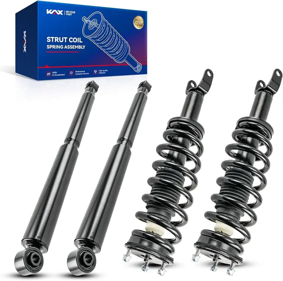 KAX Front/Rear Strut Shock Absorber w/Coil Spring for 1500,Ram 1500 4pcs