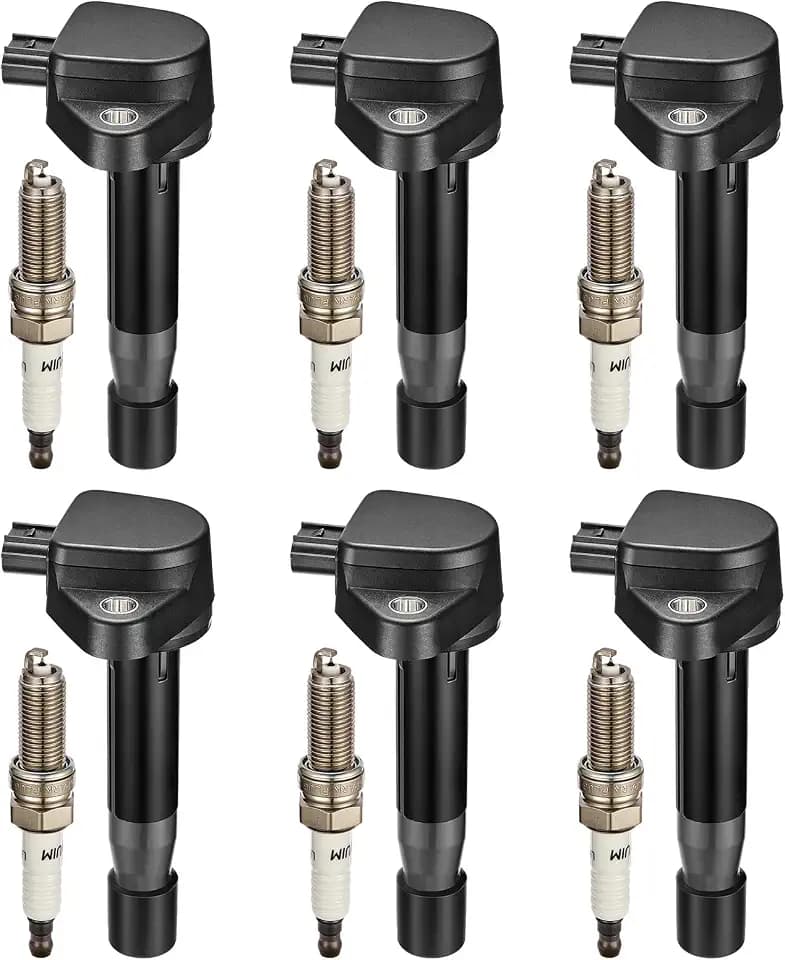 BDFHYK Ignition Coil UF603 and Spark Plug 97390 for Honda Accord 2008-2012