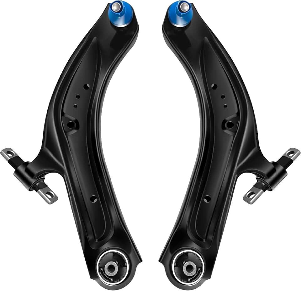 Front Lower Control Arms w/Ball Joints Compatible With 2008-2013 Nissan Rogue 2.5L, Fits for 2014-2015 Nissan Rogue Select 2.5L, K621452 K621453