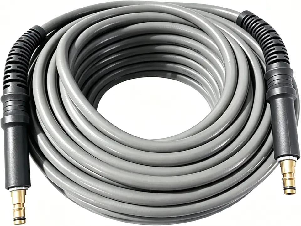 MINGOU 33FT Pressure Washer Replacement Hose for K2-K7, Quick Connect Plug-In Extension Hose for Car Washing and Household Cleaning