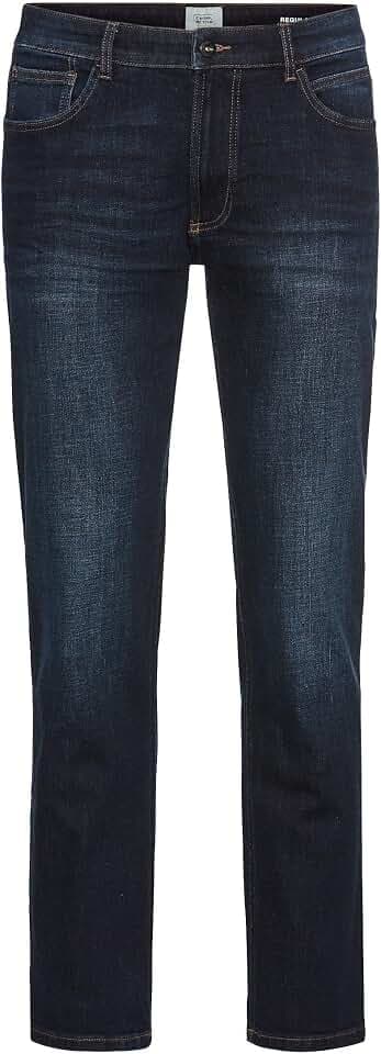 camel active Herren Regular Fit Jeans im 5-Pocket-Style