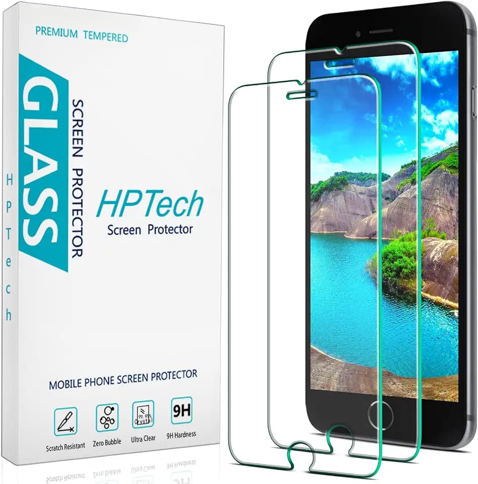 Screen Protector for iPhone SE 3/SE 2022/SE 2/SE 2020 Tempered Glass