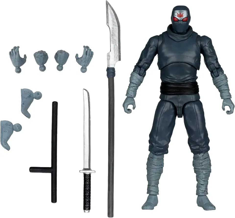 McFarlane Toys-Teenage Mutant Ninja Turtles (Page Punchers) Foot Soldier 5in Action Figure with Comic