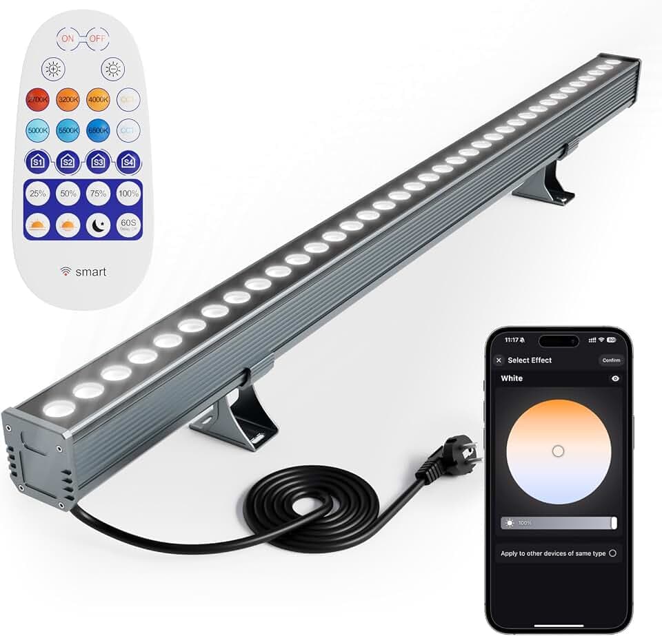 LED Wallwasher 1M 72W Dimmbar 2700K-6500K IP66 Wasserdicht LED Strahler