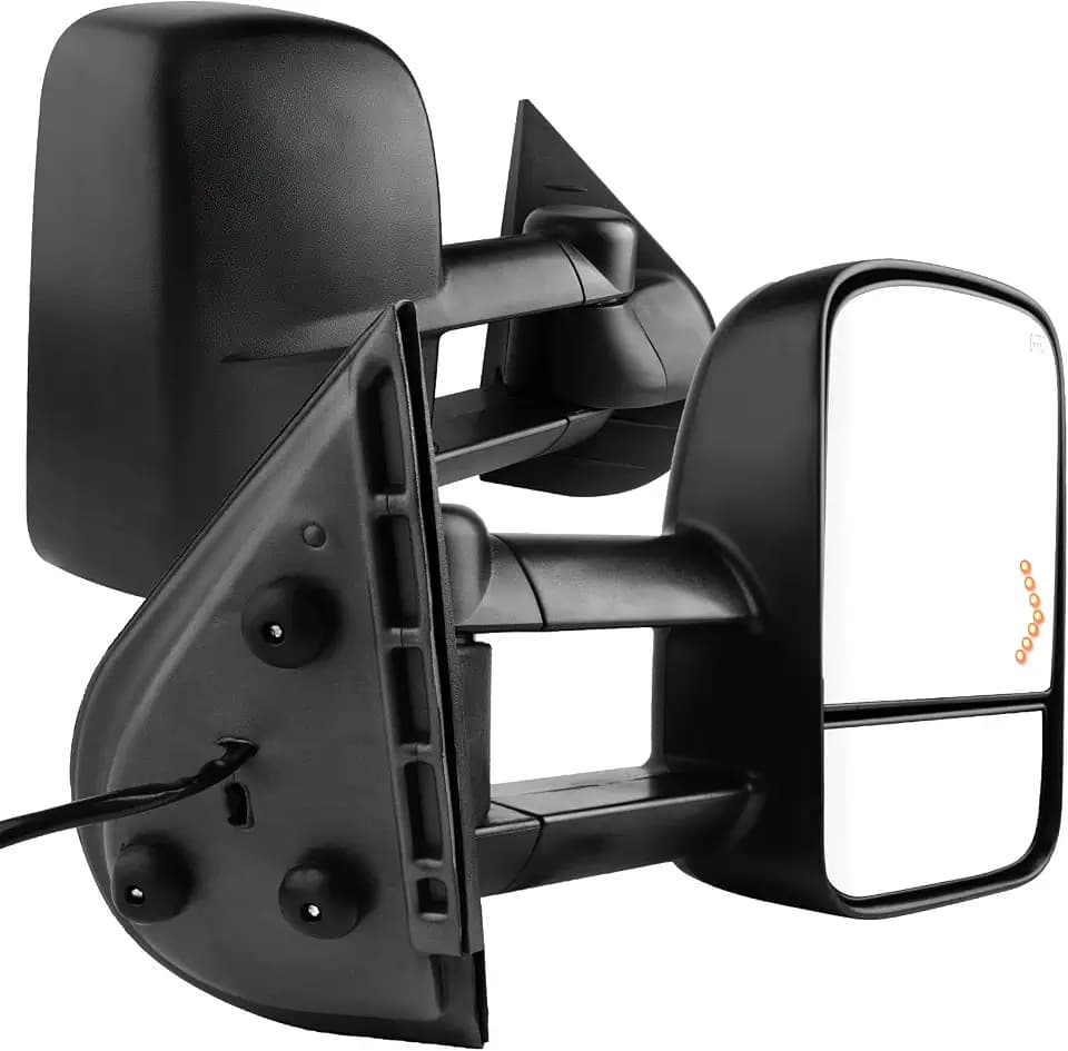 AUTOSAVER88 Tow Mirror Compatible with 2007-2013 Chevy Silverado GMC Sierra