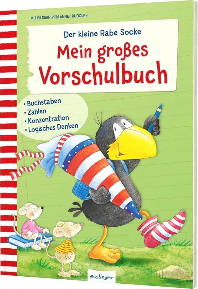 Der kleine Rabe Socke: Mein großes Vorschulbuch: Spielend vorbereitet auf den Schulstart