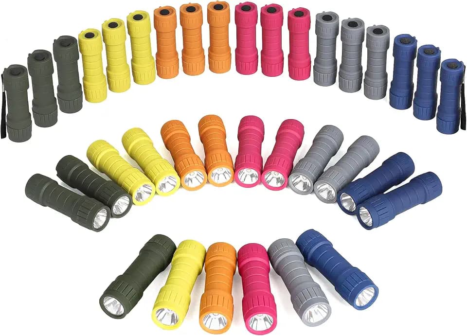 36-Pack Mini LED Flashlight Set