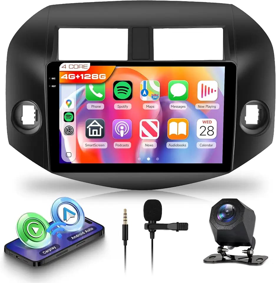 4G+128G Android Car Radio for Toyota RAV4 2007-2012