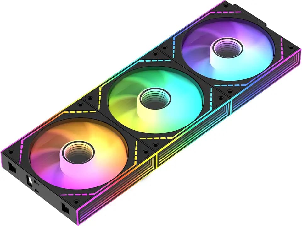 Thermalright TL-M12Q-S X3 120mm ARGB Case Fans, 2000RPM, 68.9CFM, 3-Pack