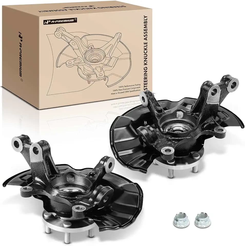 A-Premium Front Left & Right Steering Knuckle & Wheel Bearing Hub Assembly